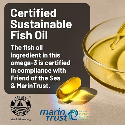 NatureWise Quadruple Strength Omega 3 Fish Oil 4080mg- Natural TG Form + Wild Caught - 2450mg Omega 3 + 1350mg EPA 900mg DHA - Burpless - Non-GMO & USA Manufactured - 120 Softgels[40 Day Supply] - image 6