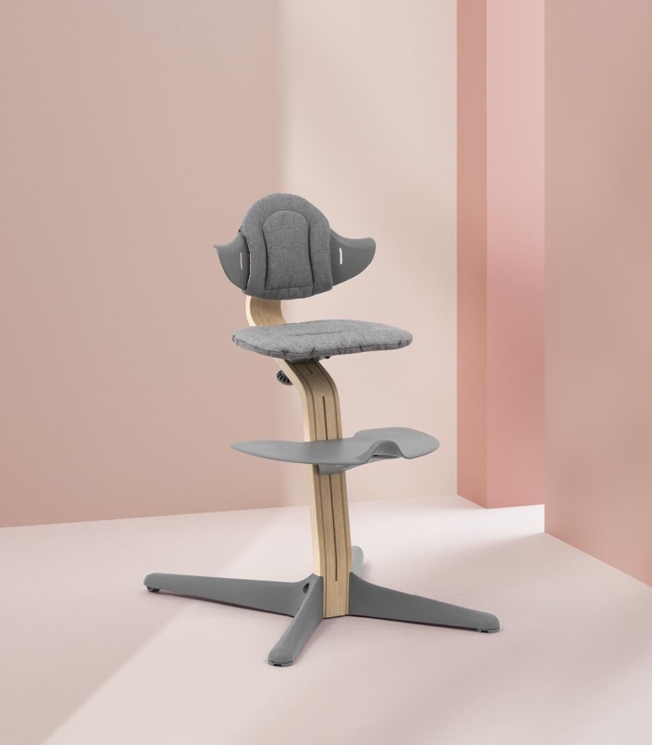 Stokke Nomi Cushion, Grey Blue, Adds Softness & Comfort to The Nomi Chair & High Chair, Easy to Attach & Remove - Image 2