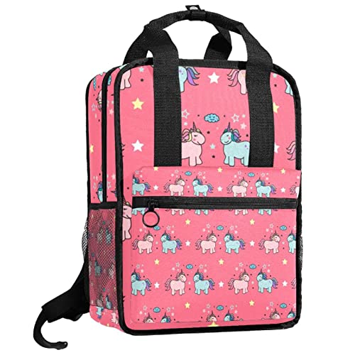 Cartable fille cœurs roses réglable pour ne plus abîmer les grands cahiers