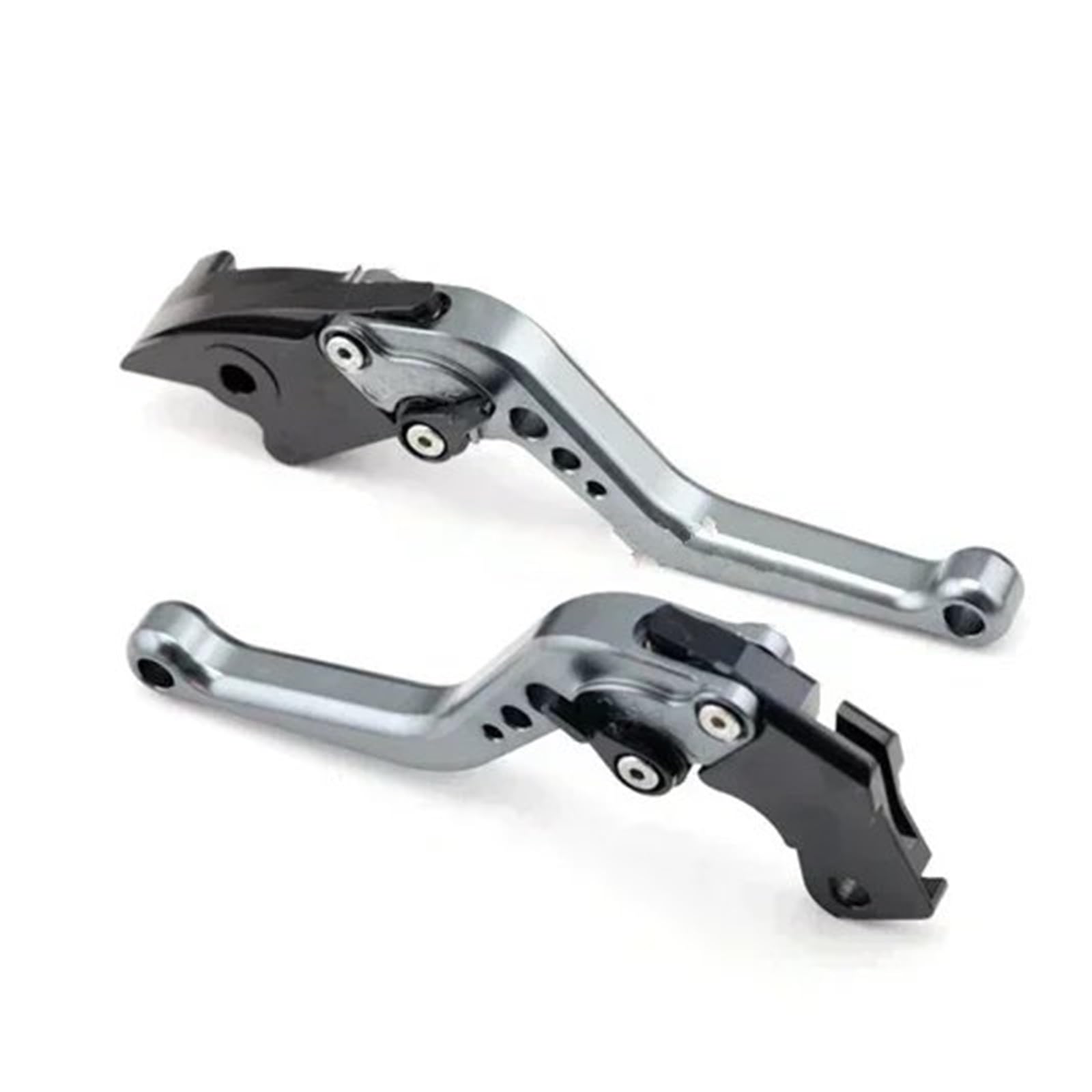 TINGYUS Motorbike Brake Lever for Kawasaki for Z750 for Z750S for ER6N ER6F for ZRX400 for ZXR400 for 400/600 Short Brake Clutch Levers(Short Titanium)