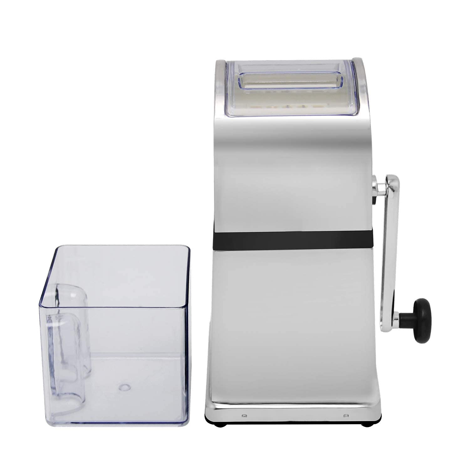 Trituradora de hielo manual Trituradora de hielo de acero inoxidable Picadora de hielo Fabricante de conos de nieve Molinillo de hielo Máquina para romper bloques de hielo Máquina trituradora de hielo