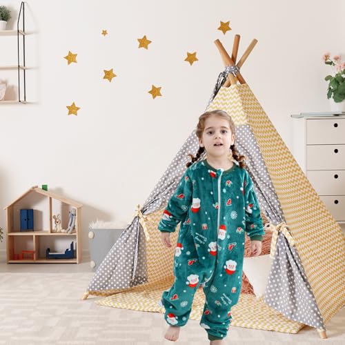 Image of MICHLEY Flannel Sleeping Sack,Baby Sleeping Bag Wearable Blankets 9M-6Y