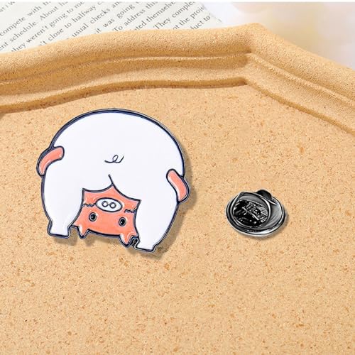Image of Cute Enamel Pins Cartoon Lapel Pin Brooch Badge for Backpack Jackets Funny Tiger Pins for Gift Anime Enamel Pin for Clothing Hat Decoration