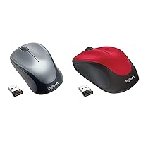Logitech M235 Mouse Wireless, 2.4 GHz con Ricevitore USB Unifying & M235 Mouse Wireless