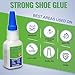 SAPBOND 25g Boot Glue-Quick Dry Boot Sole Repair Adhesive,Professional Grade Strong Waterproof Clear Repair Glue for Thick Sole Boots,Sneakers,Sandals,Leathers,Handbags and More