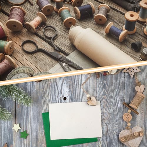 Carretes de madera sin terminar uxcell bobinas de hilo vacías para manualidades de bordado 7