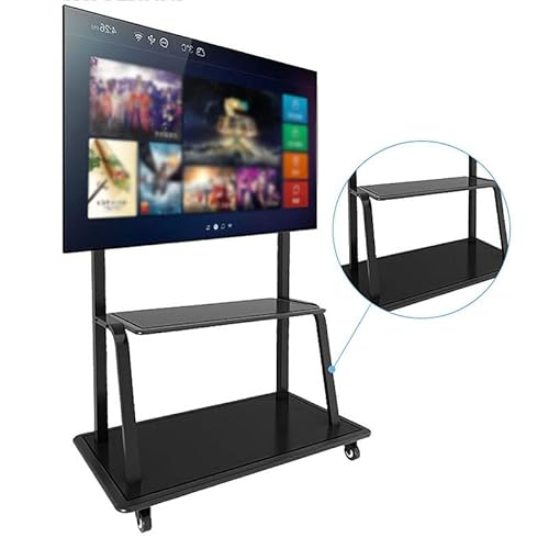 Yfsdx Mobile Tv Cart Stand Fits 32-65 Inch Free Lift Tv Cart Stand Floor Stand With Av Stand Camera Mount #TOP6