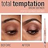 Maybelline-New-York-Total-Temptation-Eyebrow-Definer-Pencil-305-SOFT-BROWN-Exclusive-1-Count Maybelline Total Temptation Eyebrow Definer Pencil, Soft Brown, 1 Count