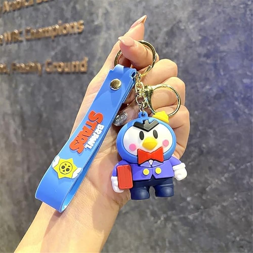 Amazon.co.jp: 4個セット ブロスタ キーホルダー PVC製 軽量