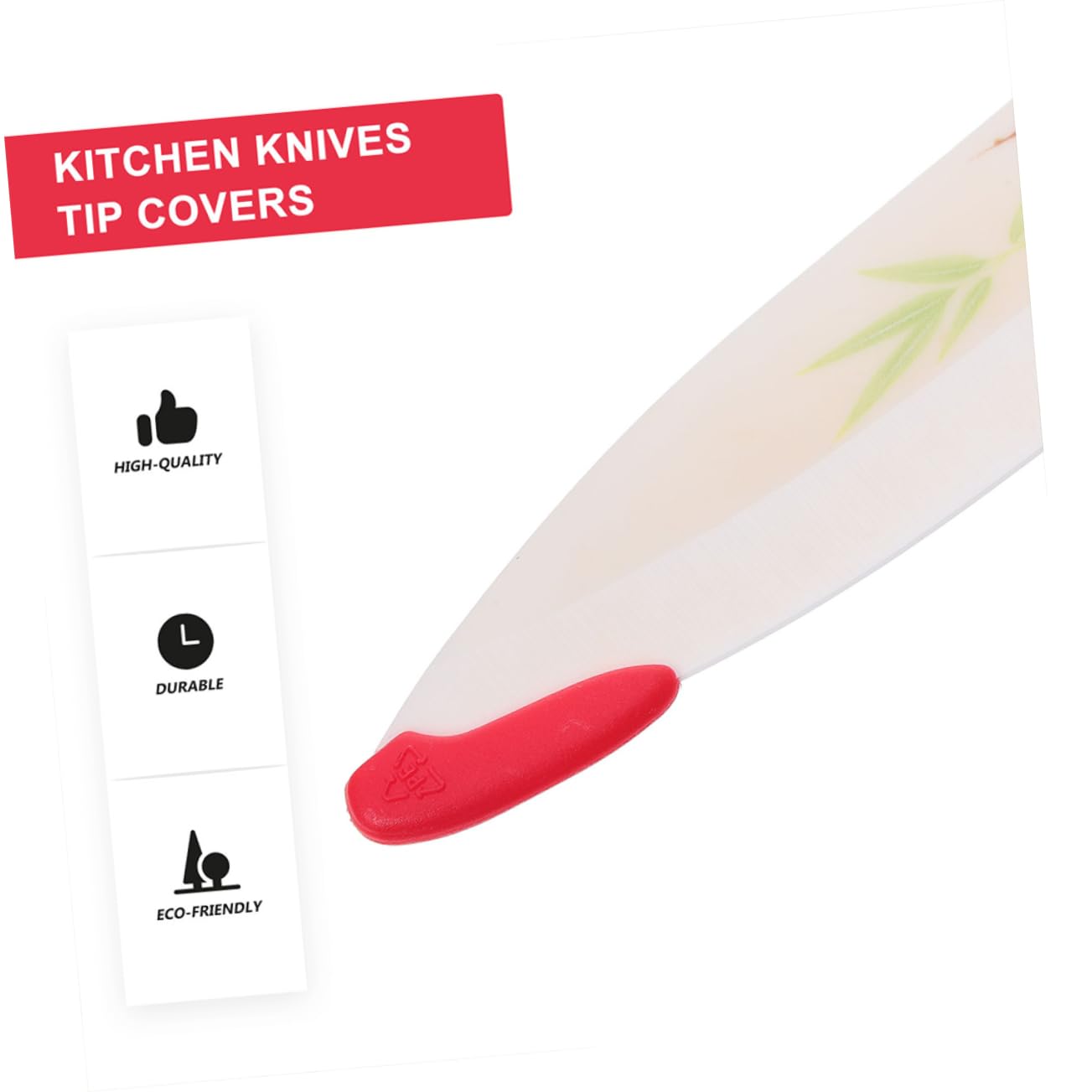 OUNONA 30Pcs Red Plastic Knife Tip Protectors Tool Tip Sleeves for Storage Prevents Damage to Knife Tips Compact Design for Easy Organization Essential Kitchen Knife