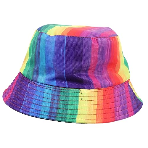 Chapeau seau arc-en-ciel pack de 5 pour compléter vos tenues de groupe