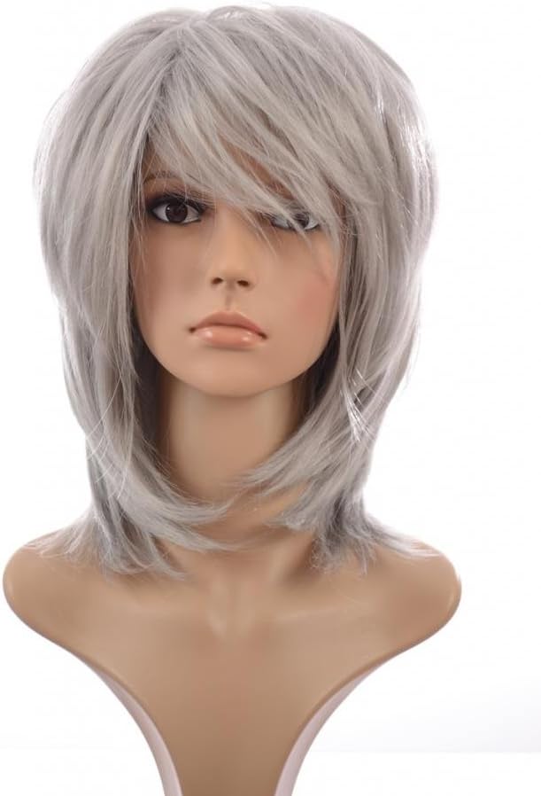 Magic Wig World Silver Grey Chic Fashion Wig