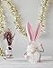 Funoasis Easter Bunny Gnome Spring Gnomes Easter Holiday Home Decoration Gnome Plush Handmade Rabbit Gifts Swedish Tomte Elf (Pink Bunny, 13 Inches)