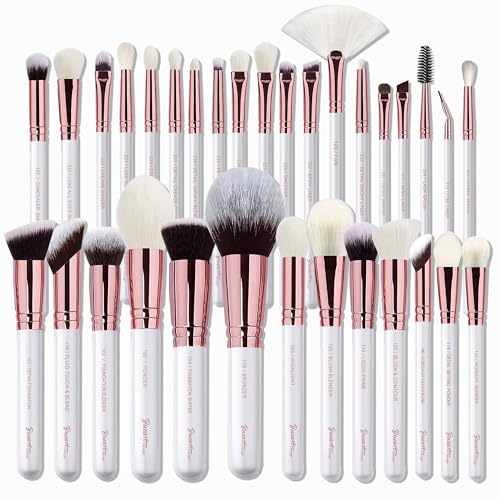 Bueart Design 32Pcs PRO Artist Makeup Brushes Set Luxury Goat Horse Hair by Bueart Design - Used condition - US$45.59