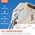 VEVOR Telescoping Ladder, 12.5 FT Aluminum One-Button Retraction Collapsible Extension Ladder, 375 LBS Capacity w/Non-Slip Feet, Portable Multi-Purpose Compact Ladder for Home, RV, Loft, ANSI Listed