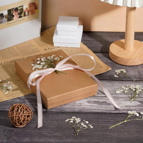Flor seca artificial Babys Breath blanco x100 unidades miniatura 7