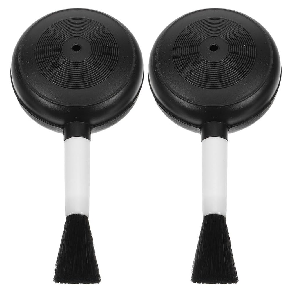 JECOMPRIS 2pcs Air Blower and Brush Kit for Camera Lens and Electronics Cleaning Soft Brush and Strong Airflow for Dust Removal for Photography Keyboards and Computers