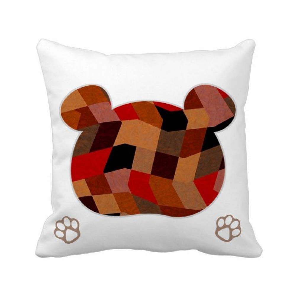 Housse de coussin carrée polygone pour raviver une décoration de salon terne