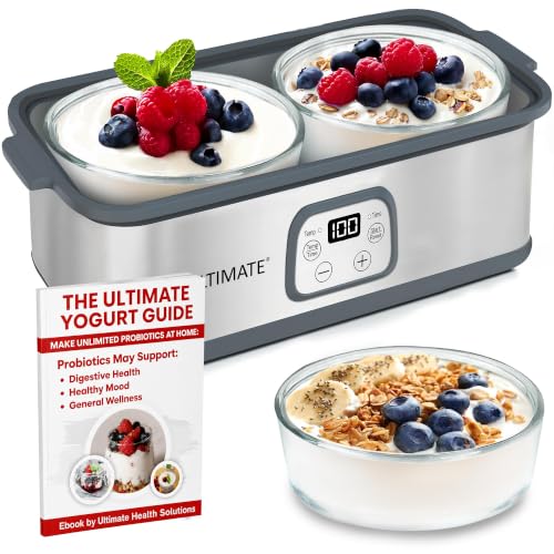 Ultimate Probiotic Yogurt Maker with Two 1-Quart Containers