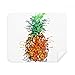 Orange Pineapple Tropical Fruit Cleaning Cloth Screen Cleaner 2pcs Suede Fabric