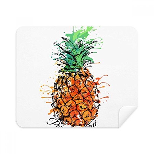 Tissu de nettoyage en suédine pour lunettes et écrans aux motifs de fruits