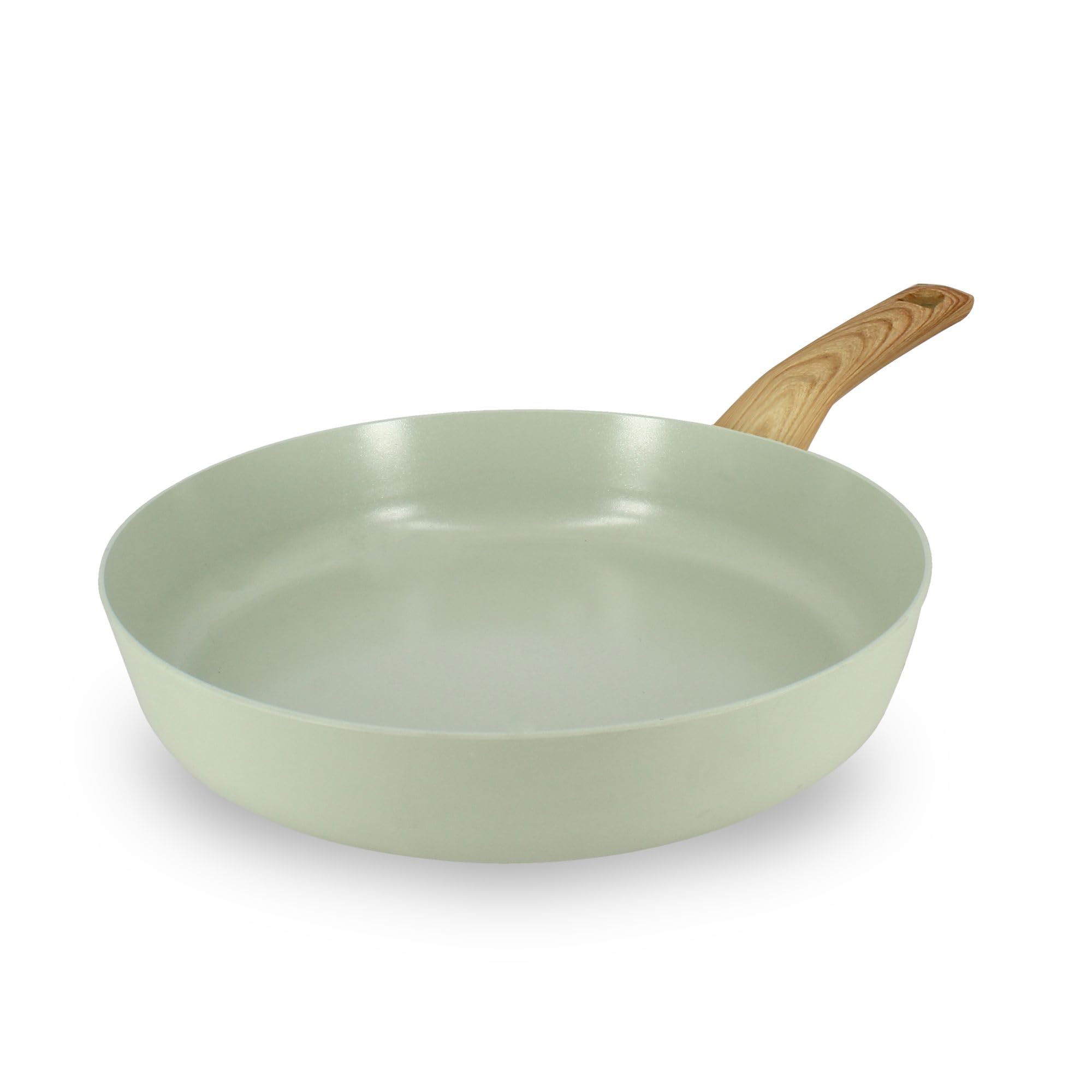 MENASTYL Colorama Céladon, poêle 28 cm, aluminium, antiadhésif céramique, induction
