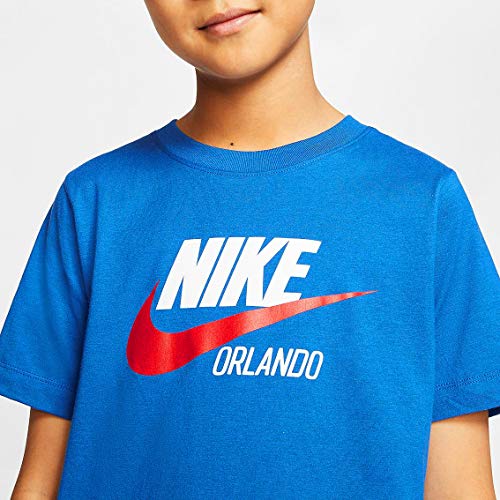 Nike Boys Sports Wear Short Sleeve T-Shiirts Orlando CW0924-477 Size L3