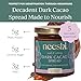 NEESHI Functional Dark Cacao Ritual – Hormone-Balancing Superfood Chocolate Spread – Low Sugar, Vegan, Gluten-Free, All-Natural – Organic Chocolate, Coconut Sugar Organic – PMS, Menopause Relief – 7 Servings