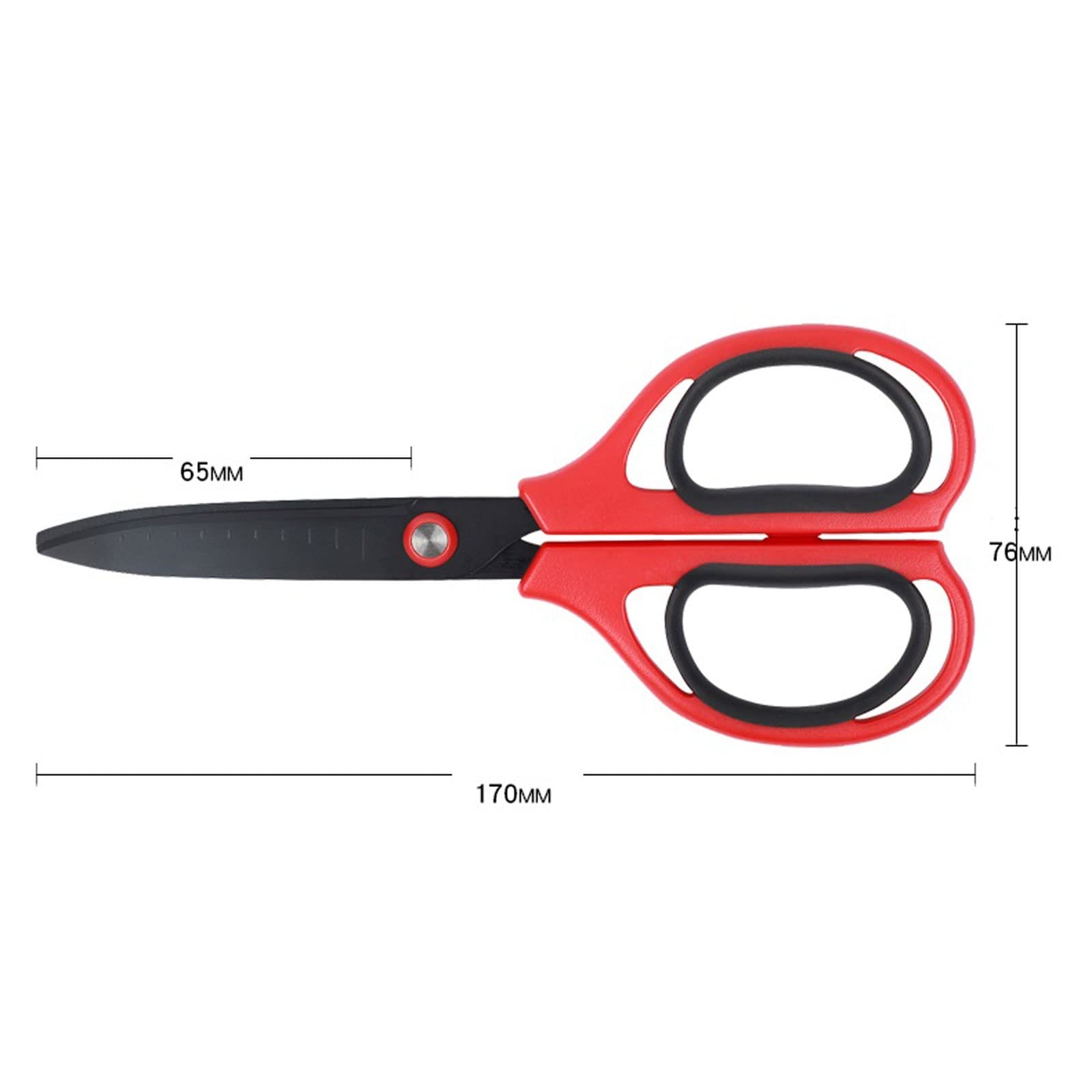 Tijeras de cocina, 1 pieza, tijeras antiadherentes para papel de álbum de recortes, tijeras para manualidades escolares