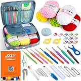 iuqiepo Crochet Kit, Crochet Kits for Beginners...