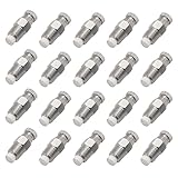 Misting Nozzles Stainless Steel Replacement Heads with Filter for Outdoor Cooling System, High Pressure Atomizing Misting Sprayer for Patio Lawn, Landscaping, Dust Control, 1/8' NPT (90pcs, 0.3mm(