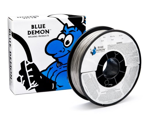 Blue Demon E71T-1/1M X .035 X 11LB Spool Dual Shield Gas Shielded Flux Core Welding Wire, General Purpose, All Position, Low Fumes, Stable Arc, Requires Shielding Gas