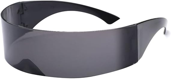 PLOPLO المستقبل السايكلوب Monoblock Shield نظارة شمسية معكوسة نظارات شمسية