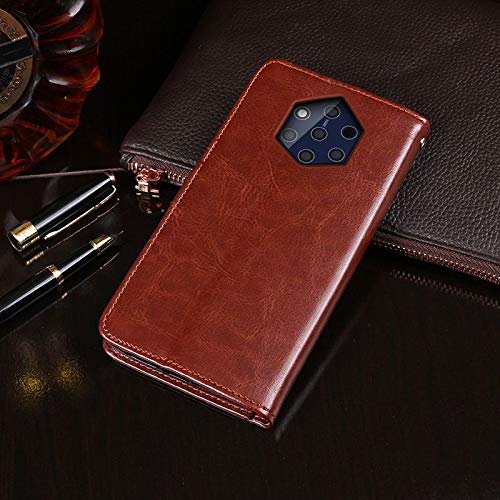 Langlee Custodia per Nokia 9 PureView, Cover in PU Pelle Premium Portafoglio Supporto Flip Case con Chiusura Magnetica (Motivo B-10