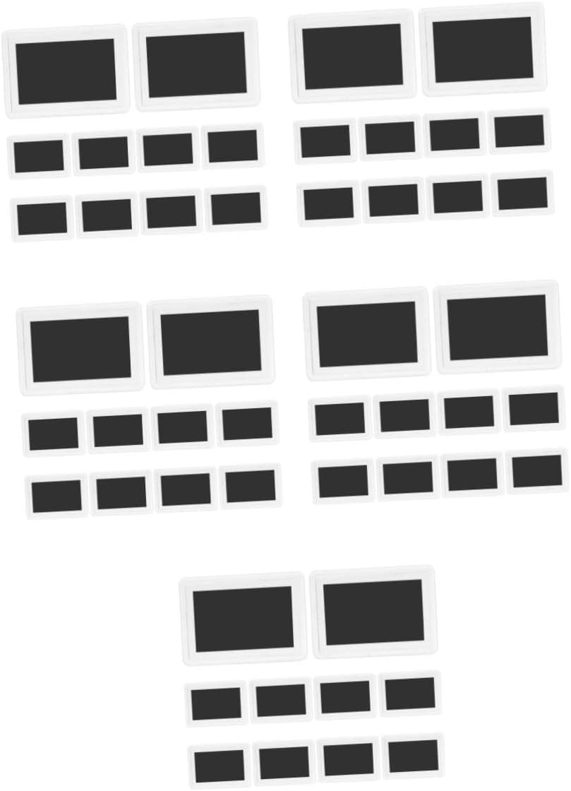50pcs Magnetic Photo Frames for Refrigerator Easy Insert Picture Frames for Fridge Accessories for Display