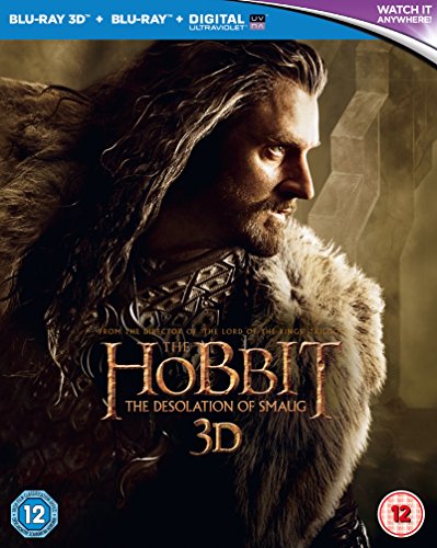 The Hobbit: The Desolation of Smaug [Blu-ray 3D + Blu-ray + UV Copy] [2013] [Region Free]