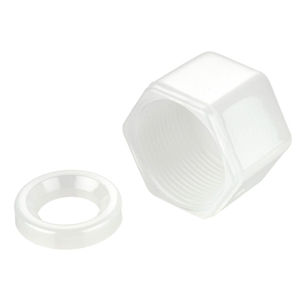 Parker N5NS-pk10 Plastic Fitting, Fast-Tite, Tube, Nut and Spacer, Nylon, 5/16" (Pack of 10)