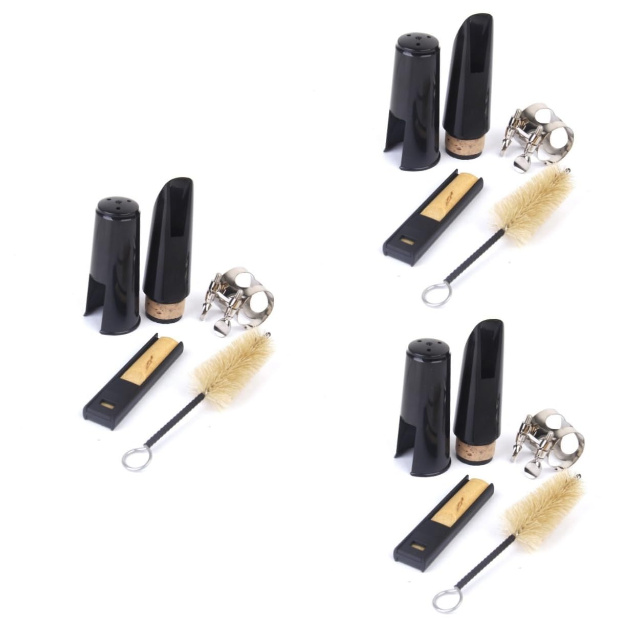 ifundom 3pezzi Pulizia Per Clarinetto Con Spazzola e Accessori Nero Compatto e Facile Da Usare Materiale e Metallico Per La Manutenzione Degli Strumenti Musicali