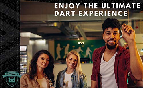 Professional Steel Tip Darts 12 Pc Set | 12 Pc Brass Barrels | 12 Pc Aluminum Shafts 48Mm | 16 Pc Flights Standard Shape | 1 Multi-Purpose Dart Tool | 1 Carry Bottle (18G Silver Barrel)Stc10401 #TOP5