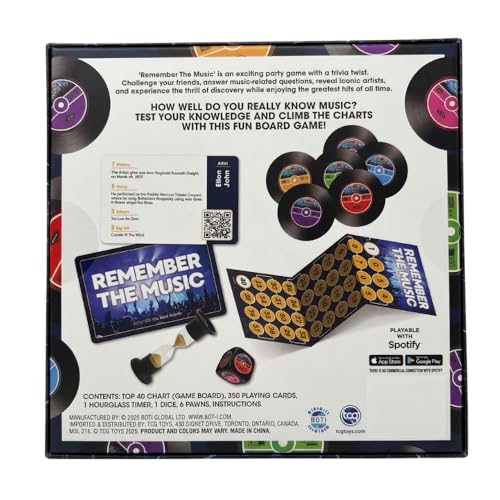 REMEMBER THE MUSIC - Juego de mesa trivia musical para 2-6 jugadores miniatura 3