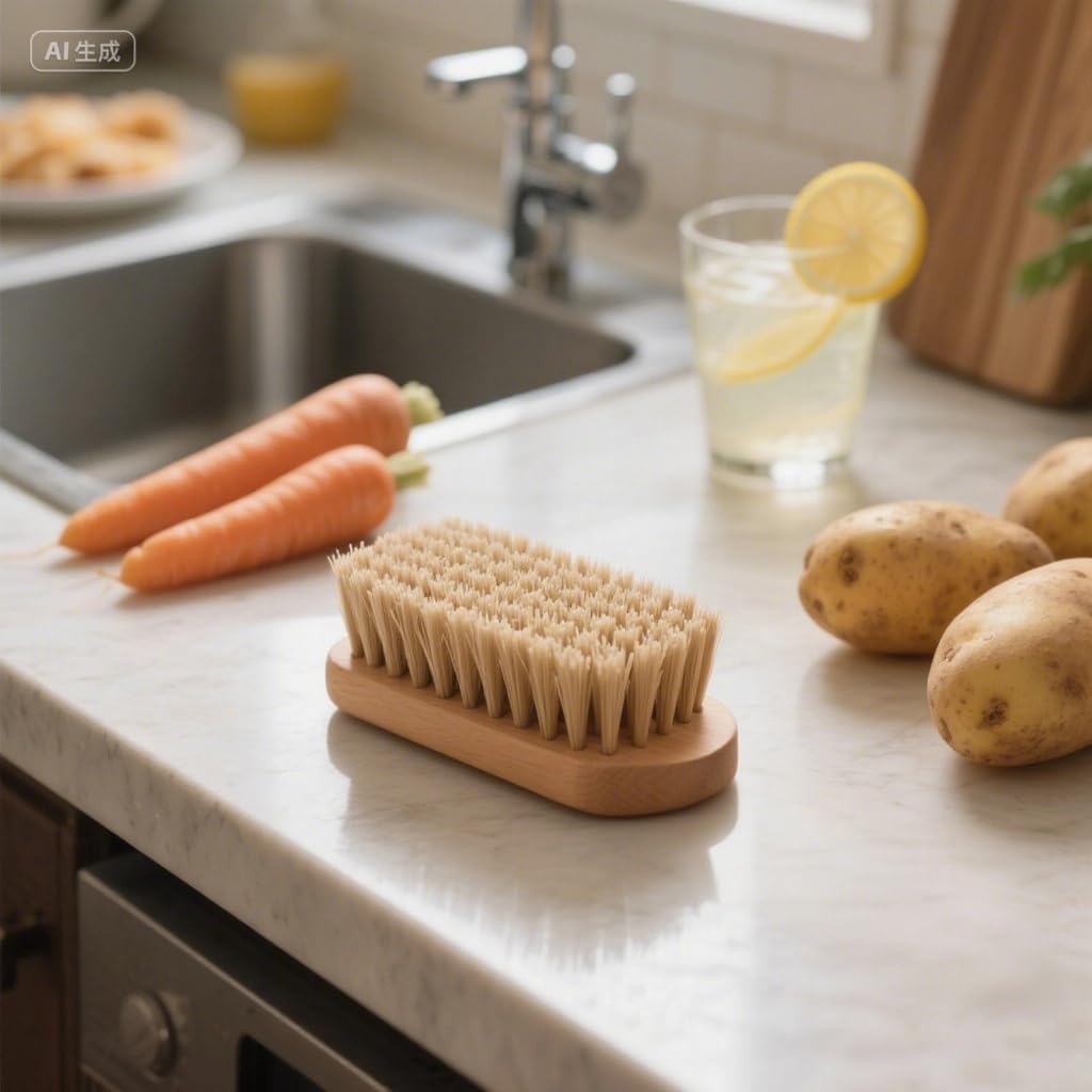 Vegetable Brush for Potato Carrot Cucumber and Fruits, Durable