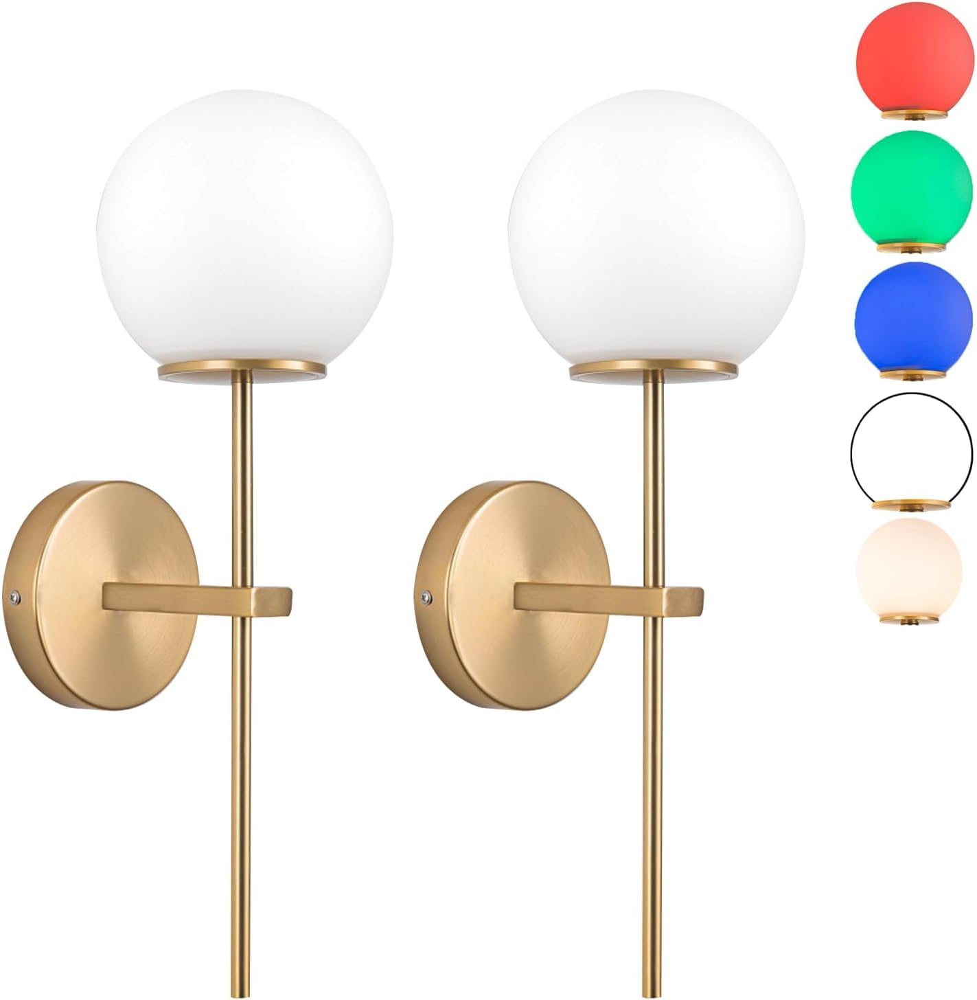 Aiehnid Gold-Wl-2202 Wall Sconces Battery Operated Wall Lamp Set Of 2 Dimmable，Battery Powered Wall Light Fixtures With Remote Control-Non Hardwired Sconce-Easy To Install-For Bedroom Farmhouse Bedside Reading Light ( Col