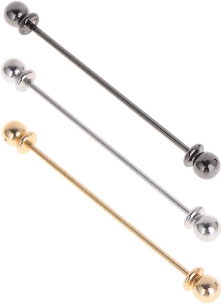 Portable Tie Clip Collar Clasp, Men Shirt Pins,