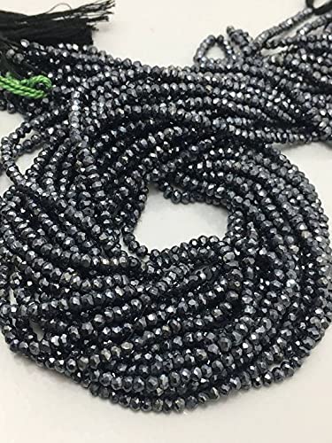 Perles en spinelle noir pour bijoux faits main à porter au quotidien ou en soirée élégante