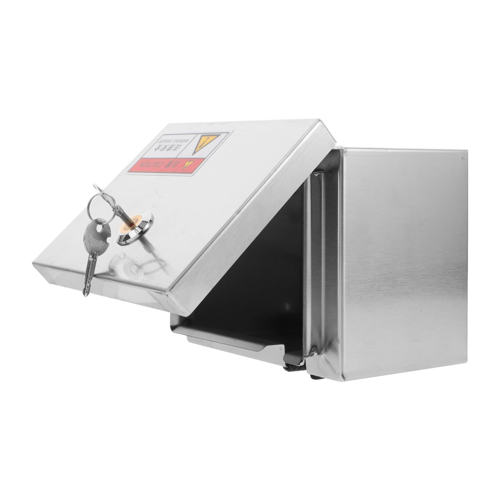 Alipis Caja Protectora de Enchufe y Protección contra Lluvia Varios estilos de Acero Inoxidable con Cerradura y Fácil Mantenimiento Exterior para Uso Comercial