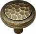 Hickory Hardware P7528-WDA Arts & Crafts Collection Knob 1-1/4 Inch Diameter, Windover Antique