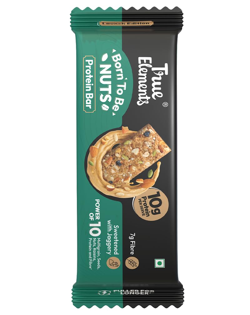 True Elements Born To Be Nuts Protein Bar 50gm
