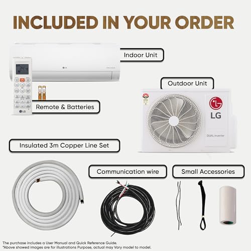 LG 1.5 Ton 5 Star DUAL Inverter Split AC (Copper, AI Convertible 6-in-1, VIRAAT Mode, Faster Cooling & Energy Saving, 4 Way Swing, HD Filter with Anti-Virus Protection, US-Q19YNZE, White) 13 51PEEgDOzXL