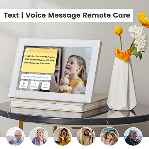 Cozyla Wifi Digital Picture Frame | The Best Photo Frame For Family | Alexa Built-In | Free Unlimited Storage | Send Photos From Anywhere | Easy Setup | Personalized Gift #TOP4