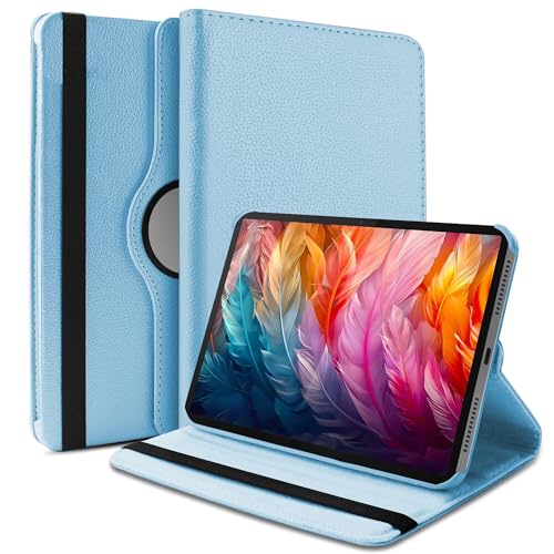 Image of TGK 360 Rotatable Smart Flip Cover for Lenovo Idea Tab Pro 12.7 Inch 2025 TB-373FU TB-375FC Tablet Case (Sky Blue)